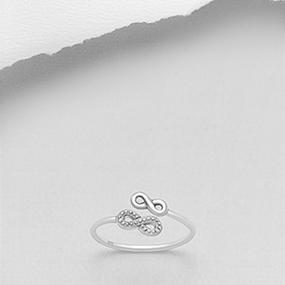 925 Sterling Silver Infinity Ring